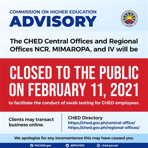 ched office hours|Commission on Higher Education(CHED) .